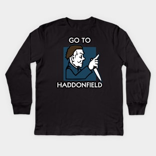 GO TO HADDONFIELD Kids Long Sleeve T-Shirt